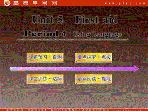 2012高中英語課時講練通配套課件 Unit5《First Aid》Period 4新人教版必修5