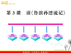 2012版語文全程學習方略課件：3 讀《魯濱孫漂流記》（語文版必修5）