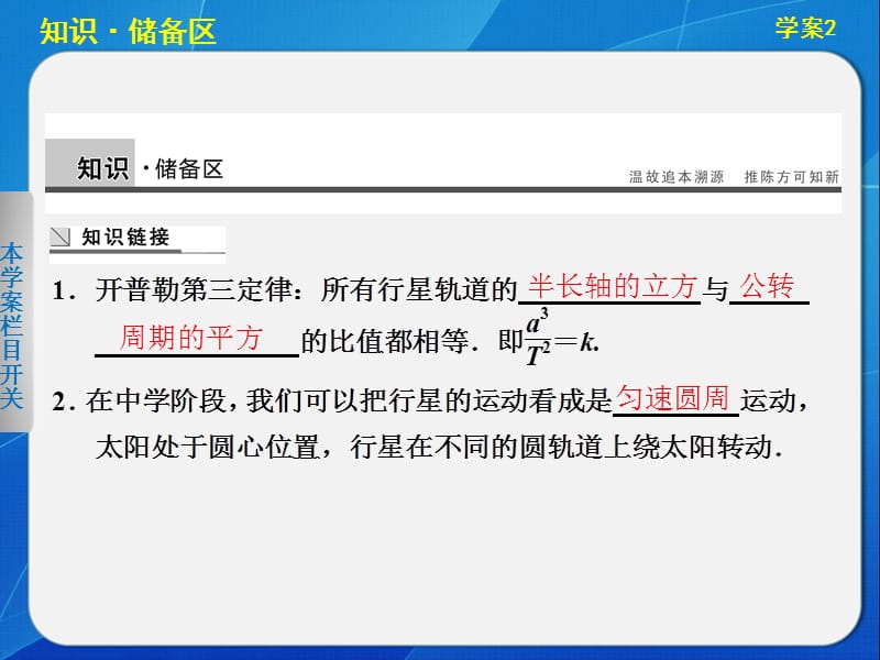 5.2 万有引力定律是怎样发现的 课件（沪科版必修2）_第2页