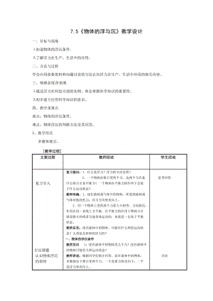 第七章 第五節(jié) 物體的浮沉條件