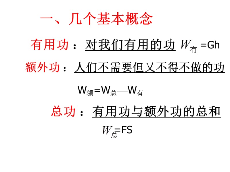 八年级物理下册八年级物理下册 9.5提高机械的效率课件 沪科版_第3页