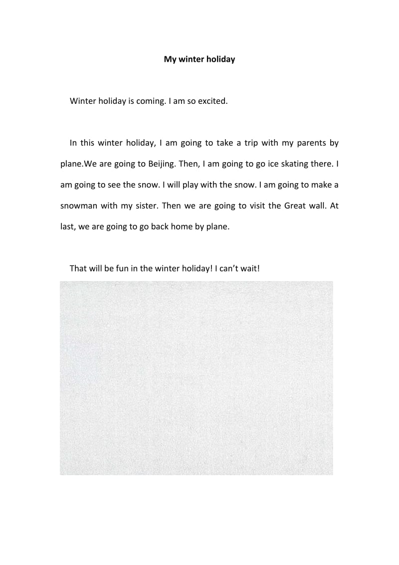六年级下册pep英语My winter holiday (2)_第1页