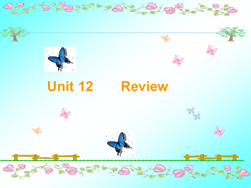 五年级下册英语课件-unit 12 Review (5) 北师大版(共9张PPT)_第1页