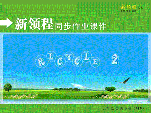 PEP英語四年級下冊Recycle 2 (3)ppt課件