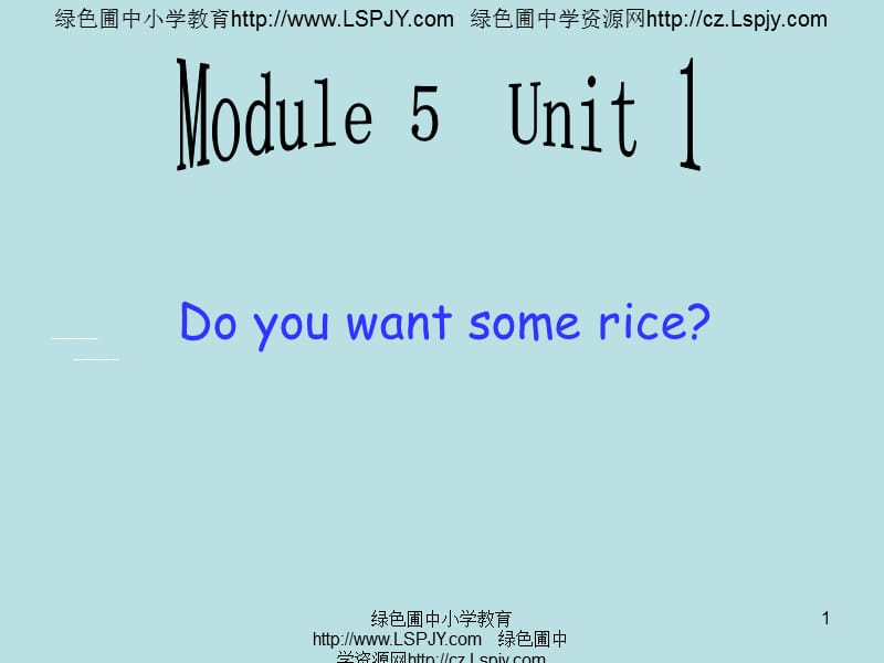 （外研版）四年级英语上册课件 Module5 unit1（1）_第1页