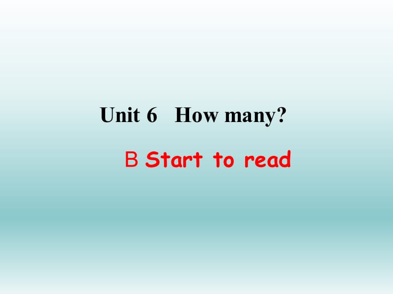 PEP英语三年级下册Unit 6 B Start to readPPT课件_第1页