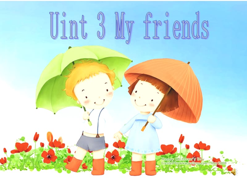 苏教译林版三年级上册Unit 3《My friends》（song time）ppt课件_第2页