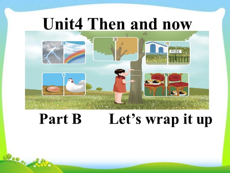 六年级下册英语优秀课件-Unit4《Then and now》Part C 人教（PEP)(2014秋）(共33张PPT)_第1页