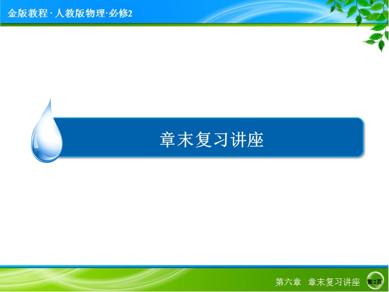 高中物理必修二章末复习讲座6导学案练习题_第2页