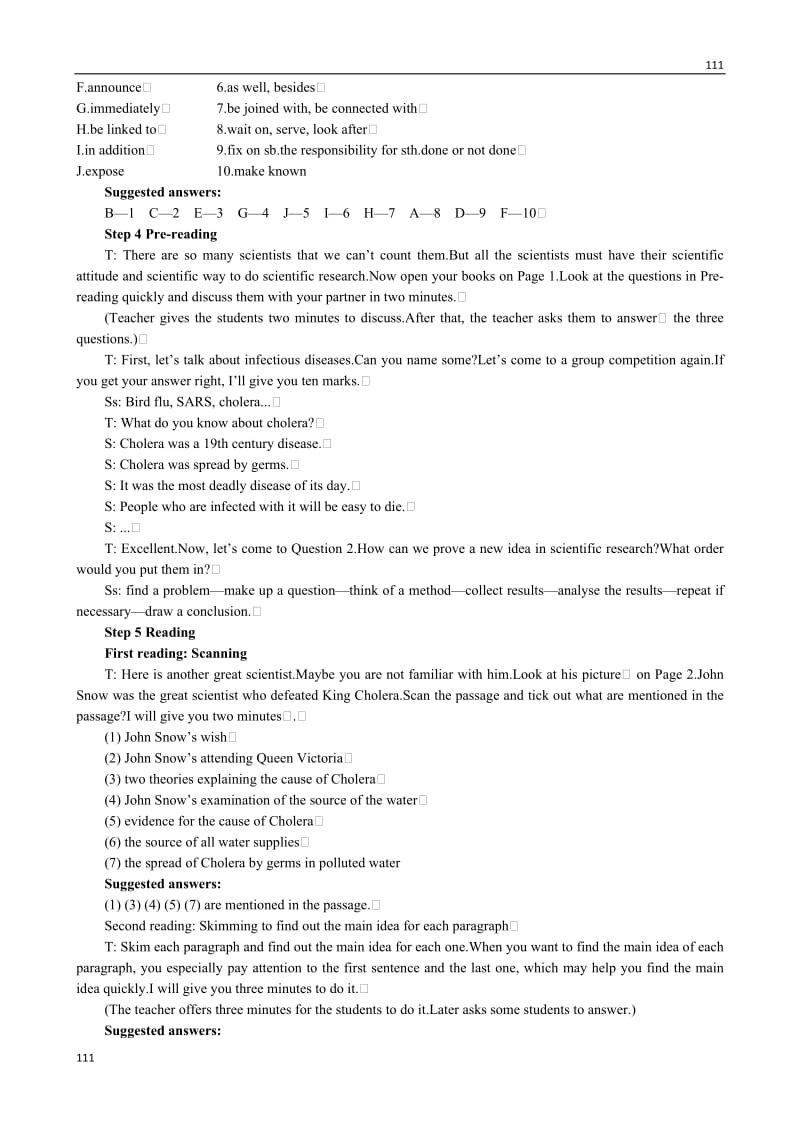 高中英语优秀教案：Unit 1《Great scientists》Period 2 （新人教必修5）_第3页