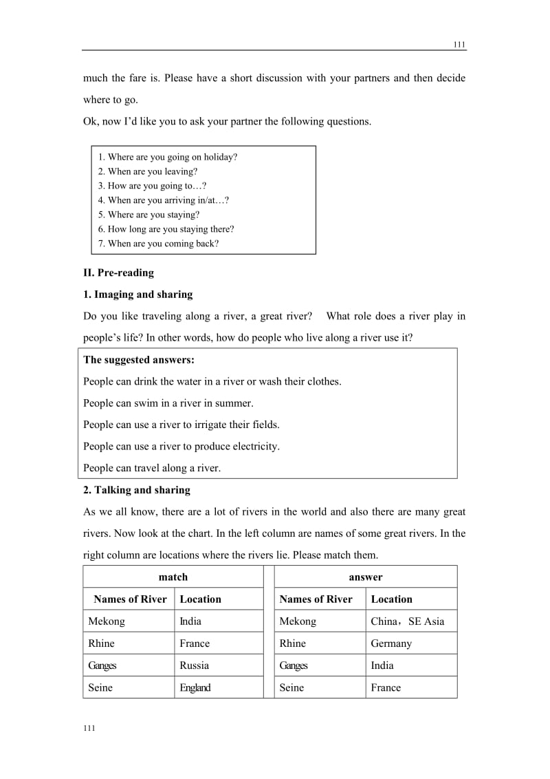 Unit 3《Travel Journal》教案1（人教版必修1）_第3页