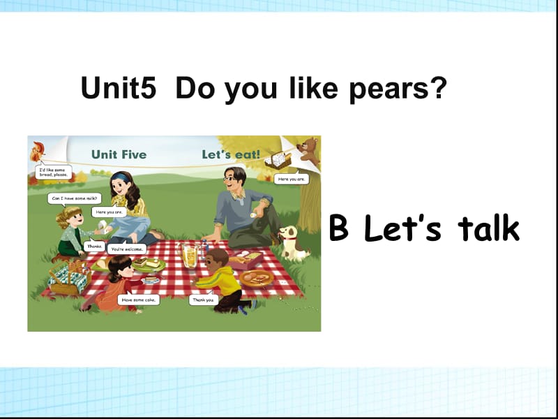 Unit-5-Do-you-like-pears第五课时-Part-B-Let’s-talk课件课件ppt_第1页