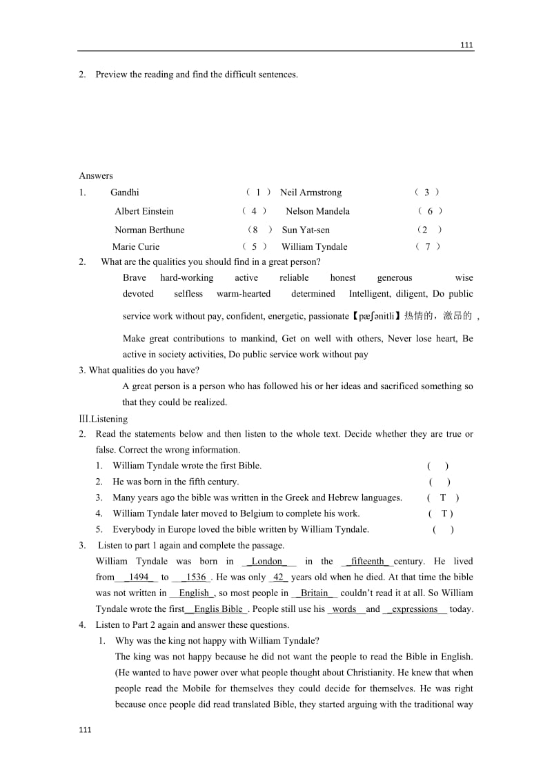 unit5《warming up》学案43（新人教版必修1）_第3页