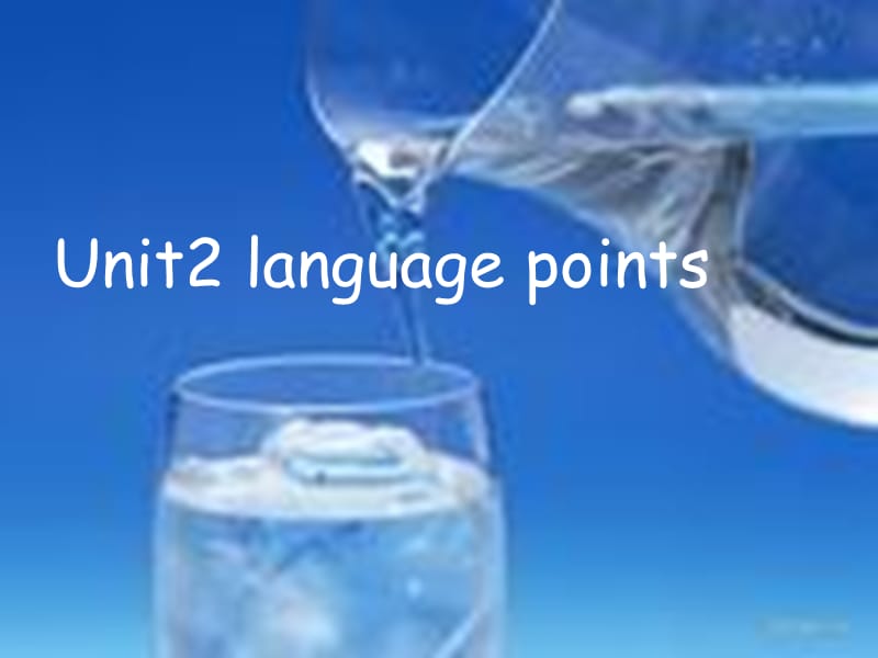unit2 language points：课件十一（20张PPT）（人教版必修3）_第1页