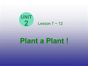 英語八年級下冀教版Unit 2 lesson 7 課件