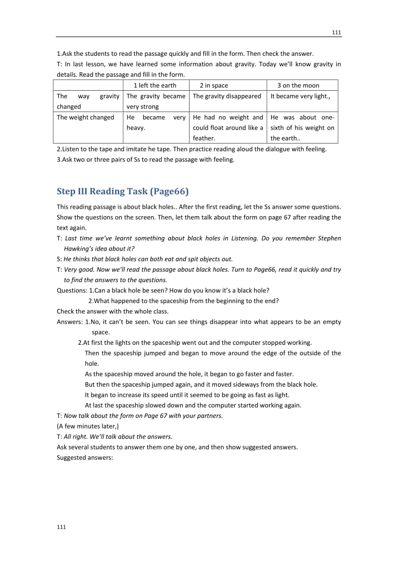 Unit 4《Astronomy the science of the stars》Reading-教案14（人教版必修3）_第2页