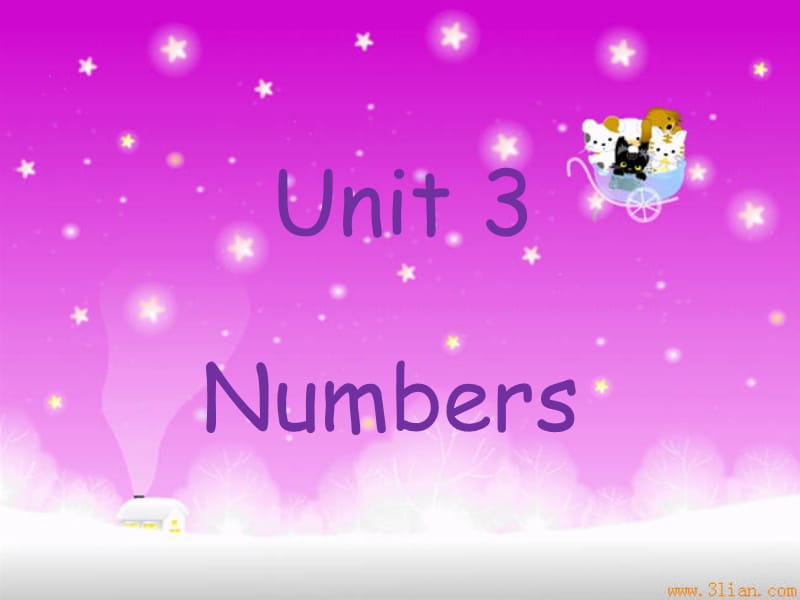 闽教版小学英语三年级上册Unit 3《Numbers》ppt课件1_第1页