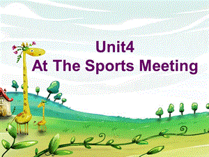 六年級下冊英語課件-《Unit 4 At the Sports Meeting》 (4) 陜旅版(共22張PPT)