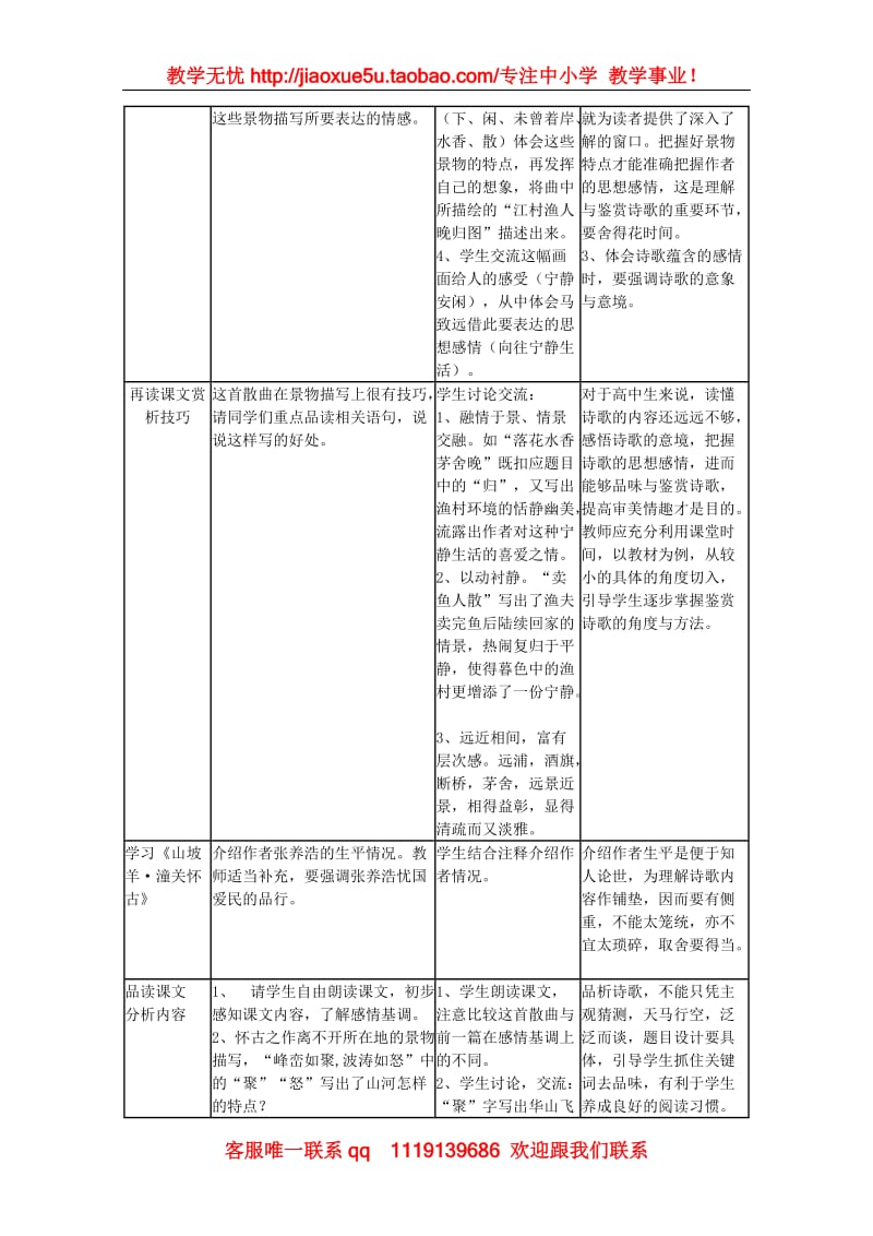 《寿阳曲·远浦帆归》教案（沪教版第三册）_第2页