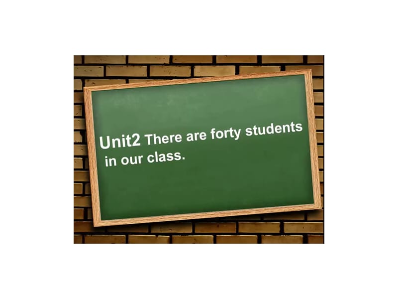 四年级下册英语课件- Unit 2 There are forty students in our class Lesson 7 人教精通版（2014秋）_第2页