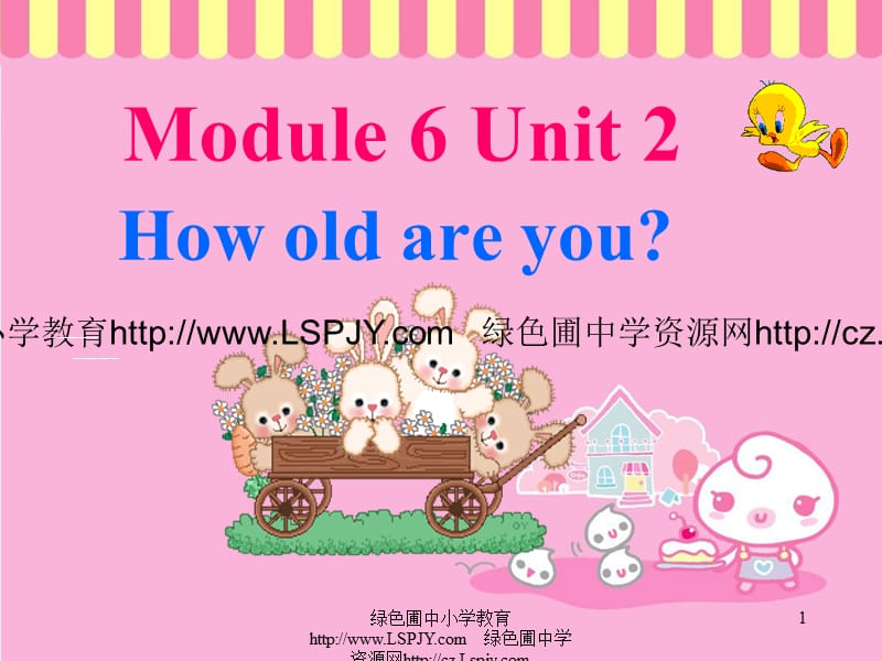 module (6)unit 2 how old are you？ 第二课时课件_第1页