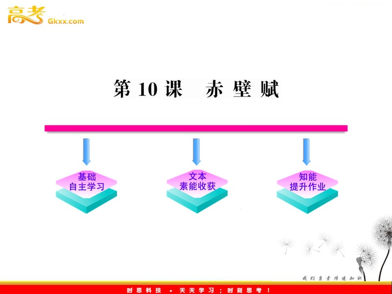 2012版语文全程学习方略课件：4.13《赤壁赋》（语文版必修1）_第1页