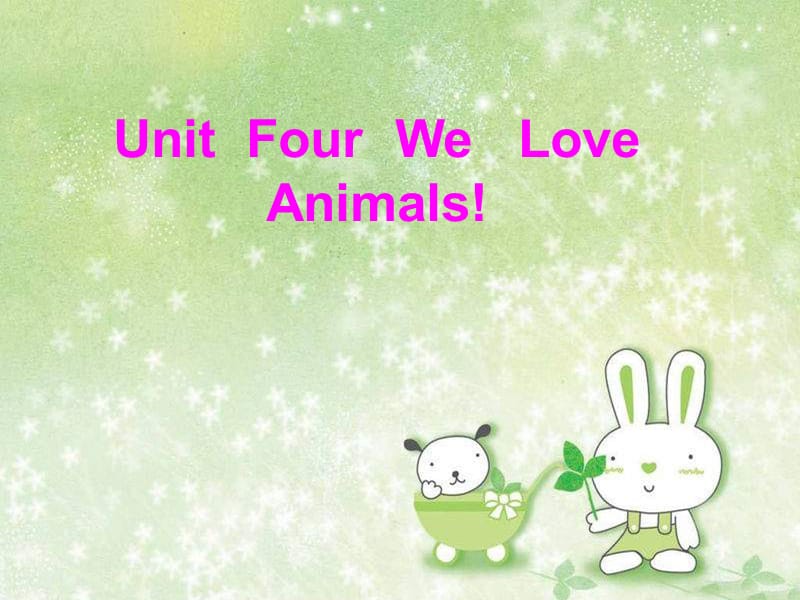 pep人教三年级英语上册Unit4We_Love_Animals_partA_部分课件课件ppt_第1页