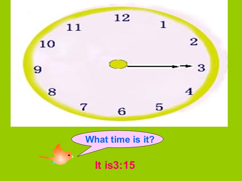 人教版PEP小学四年级英语下册Unit_2_What_Time_Is_It课件PPT免费ppt课件下载_第3页