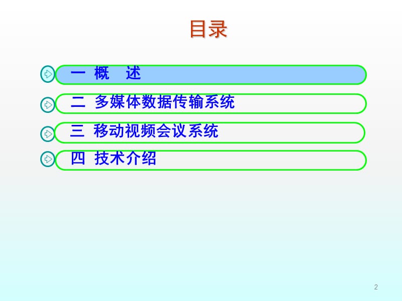 多媒体视频传输与移动视频会议系统ppt课件_第2页