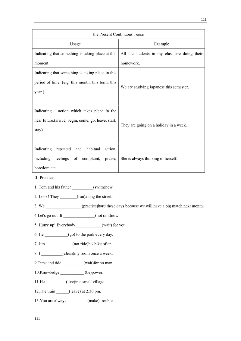 高一英语备课《Module 1 My First Day at Senior High》grammar学案外研版必修1_第2页