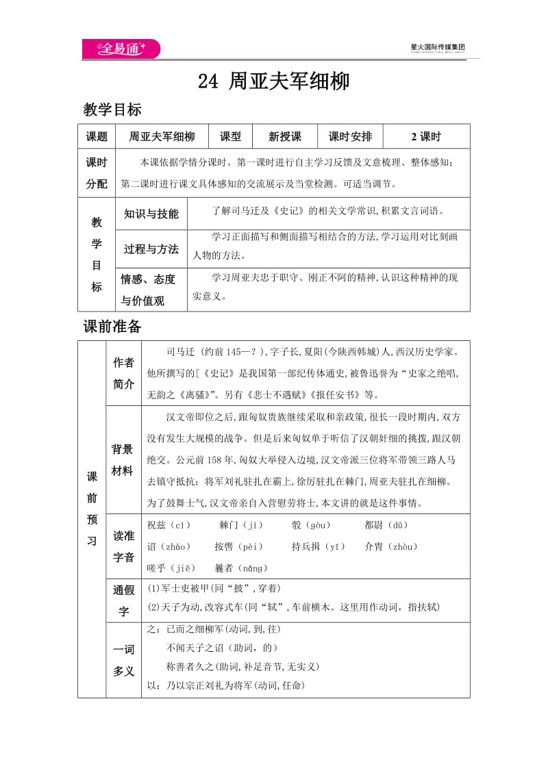 24 周亚夫军细柳_第1页