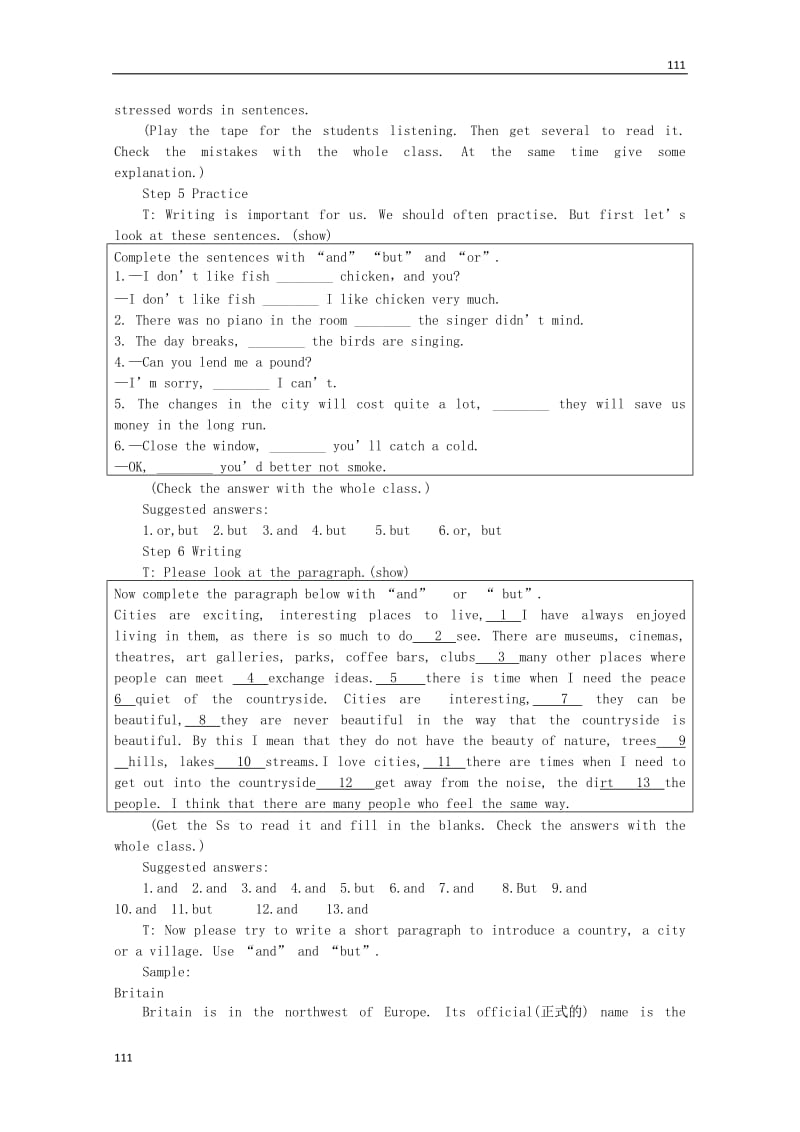 高中英语 Module4《A Social Survey—My Neighbourhood》Grammar教案1 外研版必修1_第3页