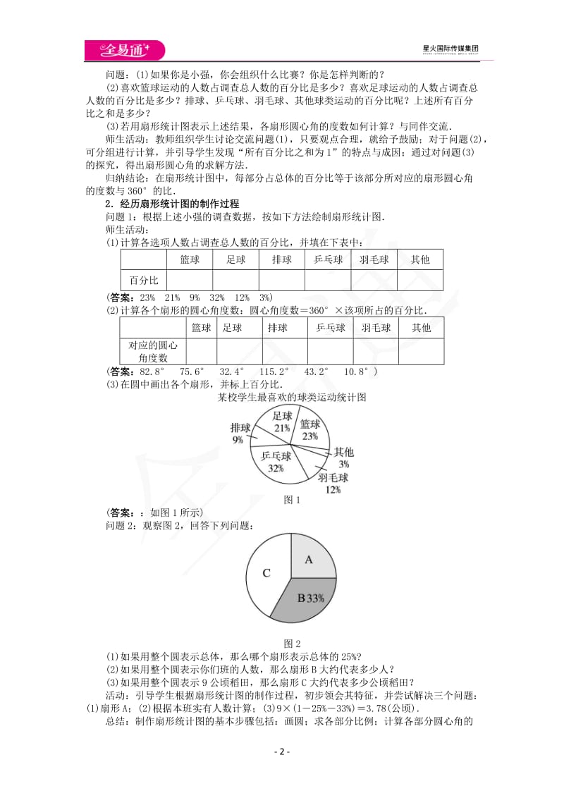 6.3 第1课时 扇形统计图_第2页