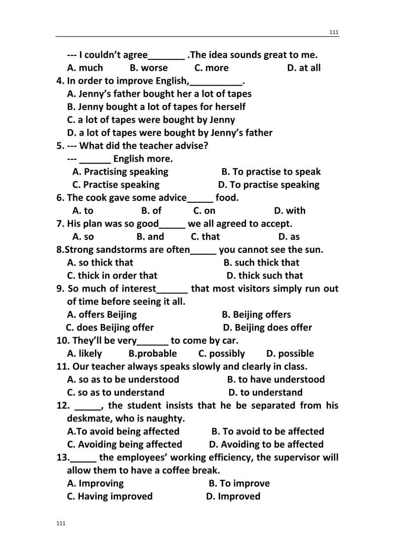 高一英语外研版必修2《Module2 No Drugs》学案（3）_第3页