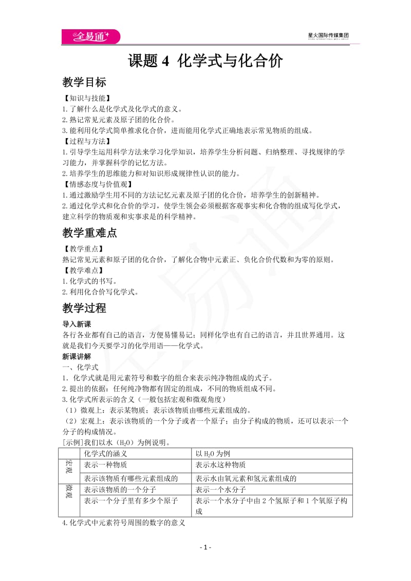 4.4 化学式与化合价_第1页