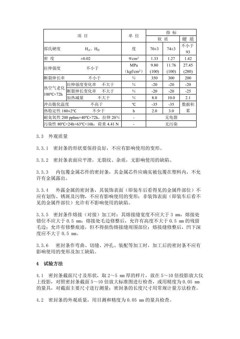 QCT 641-2000 客车门窗用塑料密封条.doc_第2页