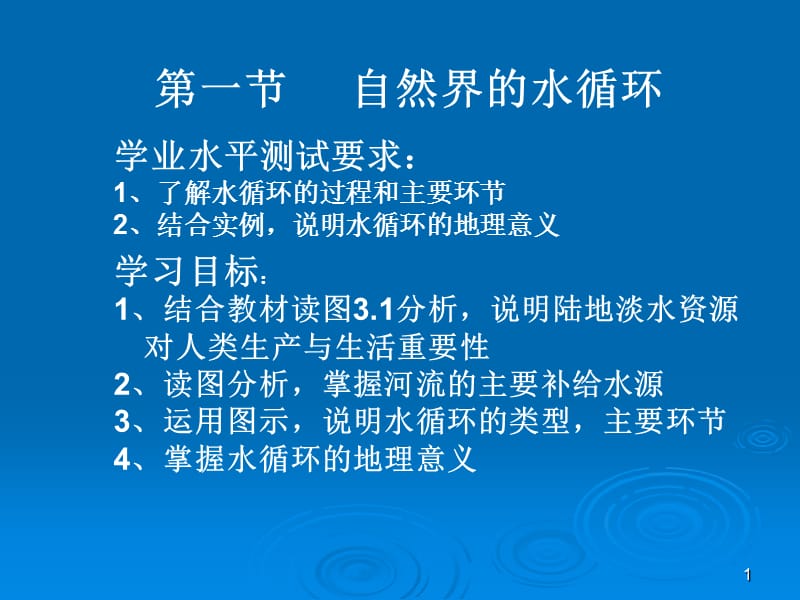 自然界的水循环王ppt课件_第1页