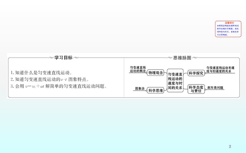 匀变速直线运动速度与时间的关系ppt课件_第2页