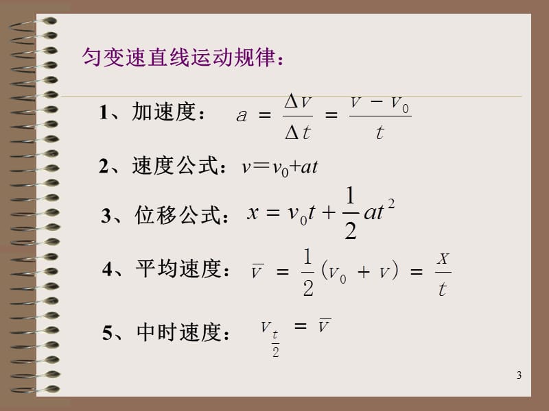 匀变速直线运动的位移与速度的关系ppt课件_第3页