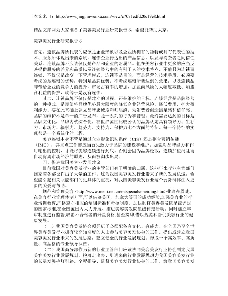 美容美发行业研究报告6_第1页