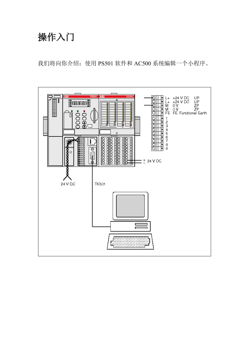 ABB PLC AC 500编程软件 PS501操作入门.doc_第1页