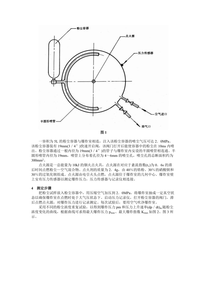 粉尘云最大爆炸压力和最大压力上升速率测定方法.doc_第2页