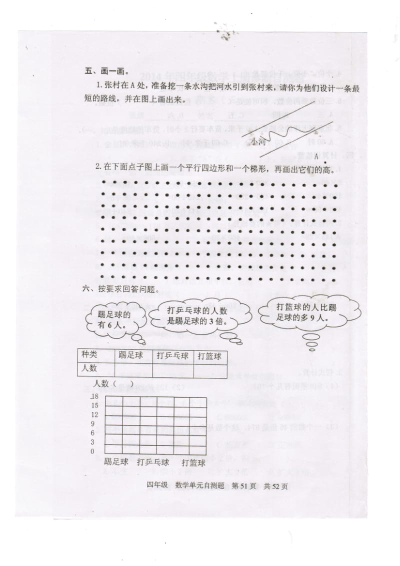 2014年新人教版四年级数学上册期末试题五.doc_第3页