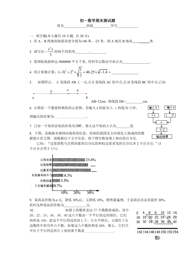 初一数学期末测试卷.doc_第1页