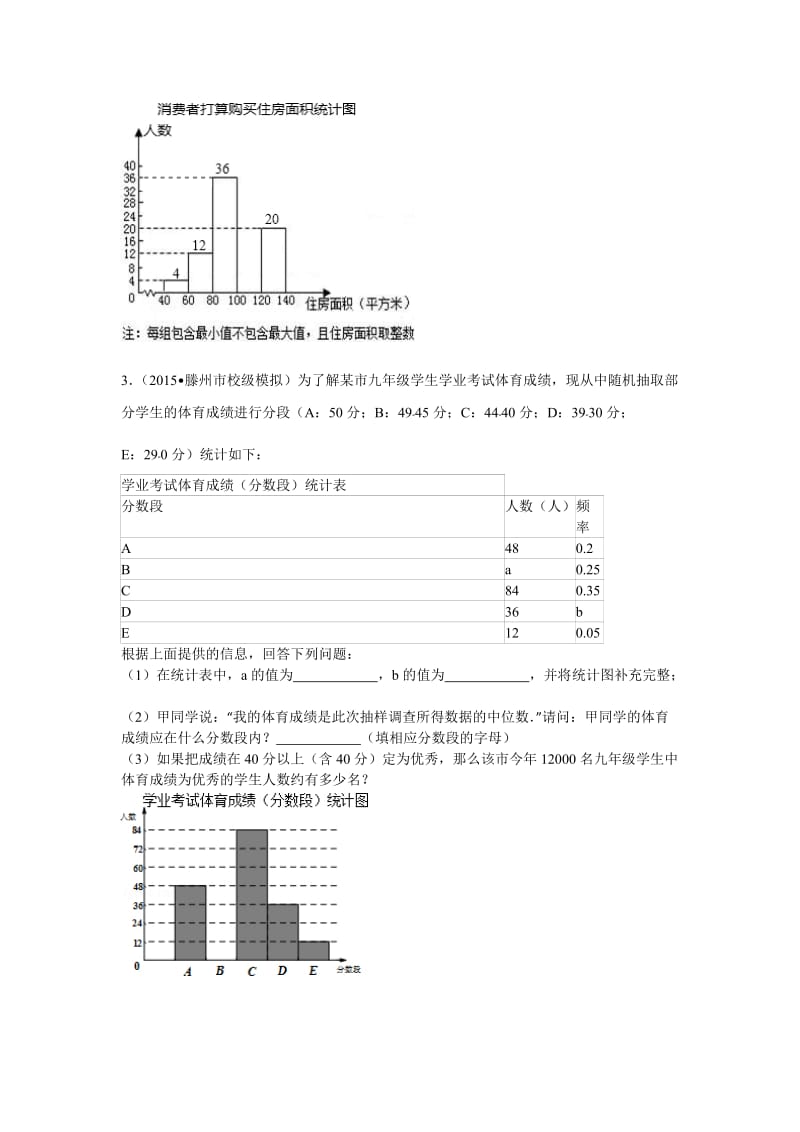 2015年七年级下期末备考复习试卷《直方图综合考察》.doc_第2页