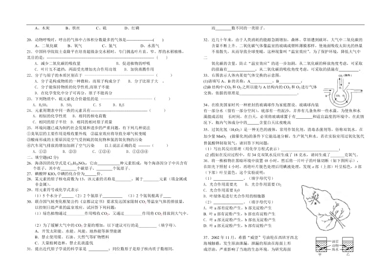 八年级下期末教学质量调研卷.doc_第2页