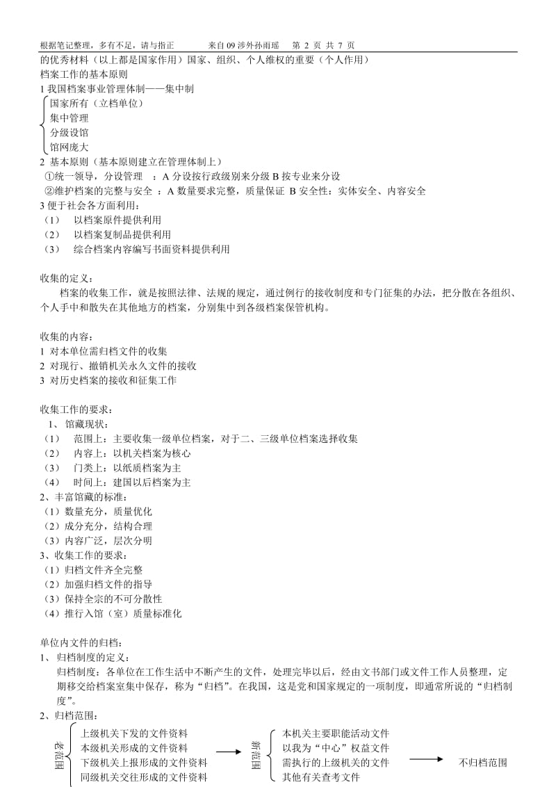 档案管理学 期末复习资料.doc_第2页