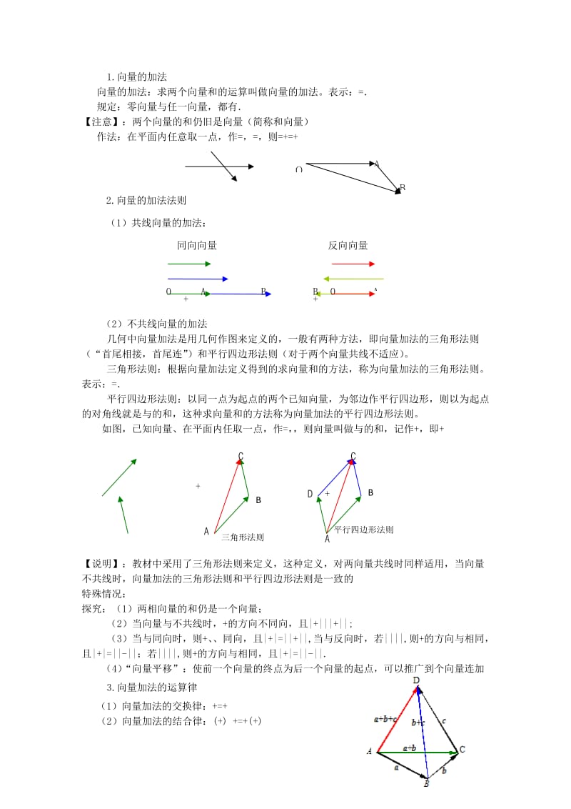 2019-2020年高中数学《向量的线性运算》教案1 苏教版必修4.doc_第2页