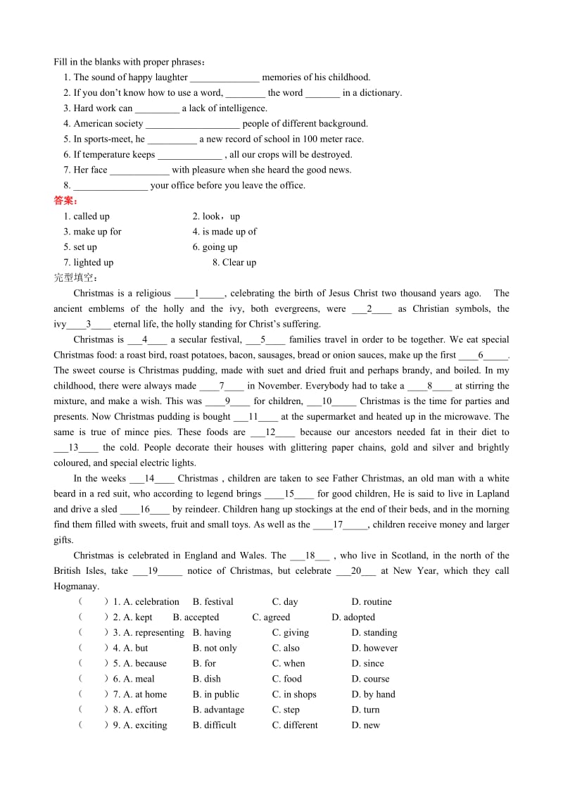 2019-2020年高三英语Unit7AChristmasCarol.doc_第3页