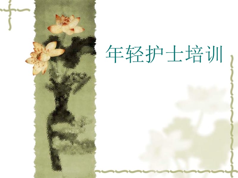 《年轻护士培训》PPT课件.ppt_第1页